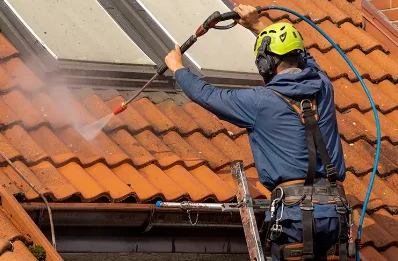 Démoussage et hydrofuge de toiture à Peslières